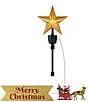 Mr. Christmas 12.5-Inch African American Santa 90th Anniversary Animated Tree Topper - Image 2