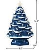 Mr. Christmas 14-Inch LED Nostalgic Ceramic Blue with White Bulbs Christmas Tree - Image 2
