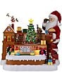 Mr. Christmas 15 in. Animated Santa's Toy Factory Workshop - Image 1