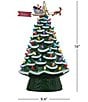 Mr. Christmas 16#double; Lit Ceramic Tree with Animated Santa's Sleigh - Image 2