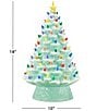 Mr. Christmas 18-Inch LED -Lightning Nostalgic Seafoam Ceramic Christmas Tree - Image 4