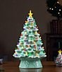 Mr. Christmas 18-Inch LED -Lightning Nostalgic Seafoam Ceramic Christmas Tree - Image 5