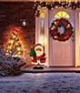 Mr. Christmas 24-inch Lit Santa Blow Mold Decor - Image 5