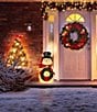 Mr. Christmas 24-inch Lit Snowman Blow Mold Decor - Image 6