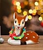 Mr. Christmas Battery-Operated 9-Inch Nostalgic Ceramic Lit Reindeer Figurine - Image 3