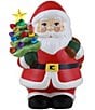 Mr. Christmas Battery-Operated 9-Inch Nostalgic Ceramic Lit Santa Figurine - Image 1