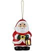 Mr. Christmas Ceramic Nostalgic Santa Light Up Ornament - Image 1