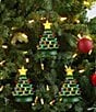 Mr. Christmas LED Light Up Nostalgic Trees Ornaments, Set of 3 - Image 2