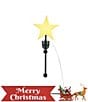 Mr. Christmas LED Lighted & Animated Santa's Sleigh Tree Topper - Image 2