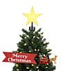 Mr. Christmas LED Lighted & Animated Santa's Sleigh Tree Topper - Image 2