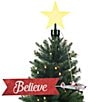 Mr. Christmas LED Lighted & Animated Biplane Tree Topper - Image 1