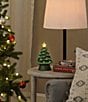 Mr. Christmas LED Lighted Nostalgic Ceramic Green Tree Tabletop Decor - Image 2