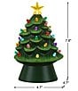 Mr. Christmas LED Lighted Nostalgic Ceramic Green Tree Tabletop Decor - Image 3