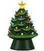 Mr. Christmas LED Lighted Nostalgic Ceramic Green Tree Tabletop Decor - Image 1