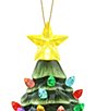 Mr. Christmas LED-Lighting Nostalgic Green Ceramic Miniature Tree Ornament - Image 2