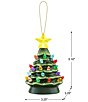 Mr. Christmas LED-Lighting Nostalgic Green Ceramic Miniature Tree Ornament - Image 3