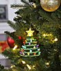 Mr. Christmas LED-Lighting Nostalgic Green Ceramic Miniature Tree Ornament - Image 4