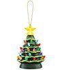 Mr. Christmas LED-Lighting Nostalgic Green Ceramic Miniature Tree Ornament - Image 1