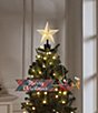 Mr. Christmas Merry Christmas LED Classic Plaid Animated Tree Topper - Image 1