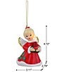 Mr. Christmas Nostalgic Ceramic Lit Angel with Candle Tree Ornament - Image 2