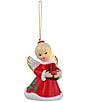 Mr. Christmas Nostalgic Ceramic Lit Angel with Candle Tree Ornament - Image 1