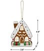 Mr. Christmas Nostalgic Ceramic Lit Gingerbread House Ornament - Image 2