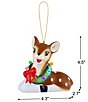 Mr. Christmas Nostalgic Ceramic Lit Reindeer Ornament - Image 2