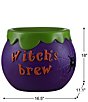Mr. Halloween Cauldron Lit Candy Blow Mold Candy Bowl - Image 2