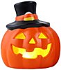 Mr. Halloween LED Illuminated Assorted Mini Ceramic Jack-O-Lantern, Set of 4 - Image 2
