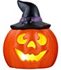 Mr. Halloween LED Illuminated Assorted Mini Ceramic Jack-O-Lantern, Set of 4 - Image 3