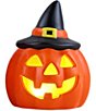 Mr. Halloween LED Illuminated Assorted Mini Ceramic Jack-O-Lantern, Set of 4 - Image 5