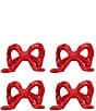 Mud Pie Enamel Bow Place Card Holders - Image 2