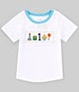 Color:White - Image 1 - Baby Boys 12-18 Months Short-Sleeve 1st Birthday T-Shirt