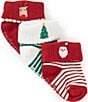 Mud Pie Baby Boys Christmas Sock Box Gift Set - Image 1