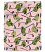 Mud Pie Baby Girls Golf-Theme-Printed Blanket, Color:Pink - Image 2