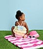Color:Multi - Image 3 - Baby/Little Girls 3 Months-5T Gingham Checked Seersucker One-Piece Swimsuit