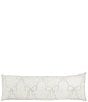 Mud Pie Beaded Bow Lumbar Pillow - Image 1
