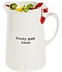 Mud Pie Bloody Mary Pitcher - Image 1
