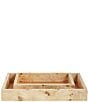 Mud Pie Burl Wood Tray Set - Image 2