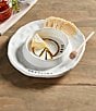 Mud Pie Ceramic Brie Baker Set, Color:White - Image 2