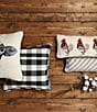 Mud Pie Chicken Hooked Wool Lumbar Pillow - Image 2
