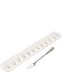 Mud Pie Circa Deviled Egg Tray & Feeling Devilish Fork, White - Image 1