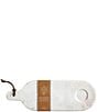 Mud Pie Circa Marble Paddle Board, Color:White - Image 1
