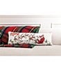 Mud Pie Classic Christmas Collection Santa Scene Long Lumbar Pillow - Image 2