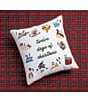 Mud Pie Classic Christmas Collection Twelve Days of Christmas Square Pillow - Image 2