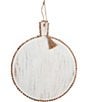 Color:White - Image 1 - Classic Home Round Chunky Bead Cheeseboard
