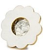 Mud Pie Everyday Entertaining Circle Scalloped Marble Picture Frame - Image 2