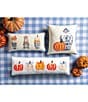Mud Pie Harvest Collection Pumpkin Embroidered Long Lumbar Pillow - Image 2