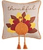 Mud Pie Harvest Collection Turkey Dangle Leg Pillow - Image 1