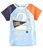 Color:Blue - Image 1 - Little Boys 2T Raglan Short-Sleeve 2nd Birthday Boy Colorblock T-Shirt